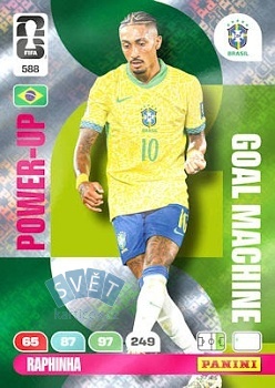 Raphinha Brazil Panini FIFA World Cup 2026 Adrenalyn XL Goal Machines #588